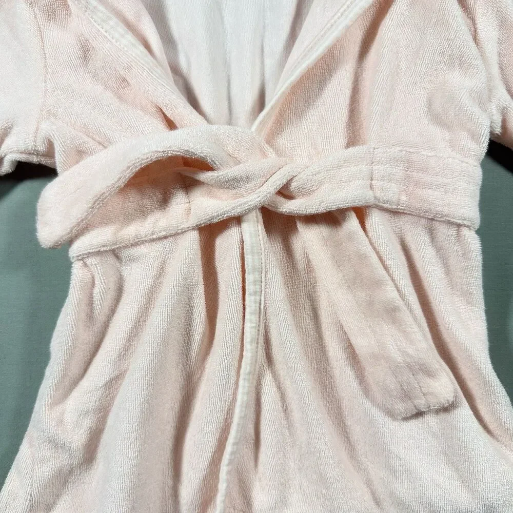 Carters Babygirl Pink Animal Robe Size 0-6m